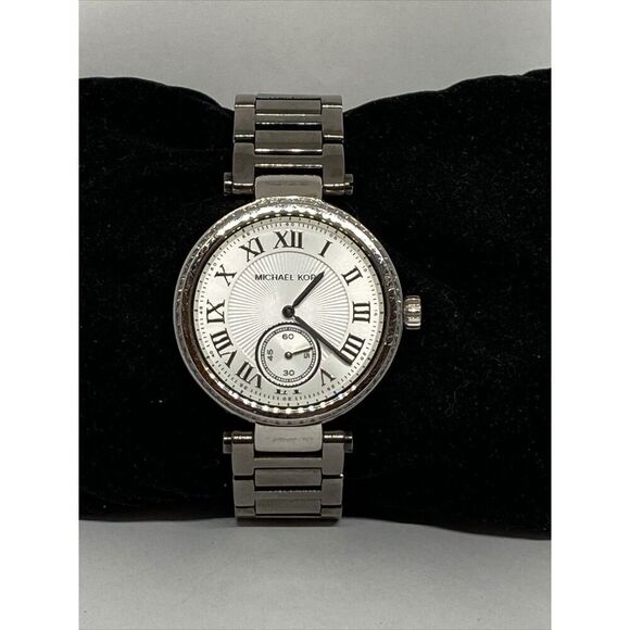 Michael Kors Skylar MK5866 Womens Stainless Steel Analog Dial Quartz Watch JK718 - Picture 1 of 12